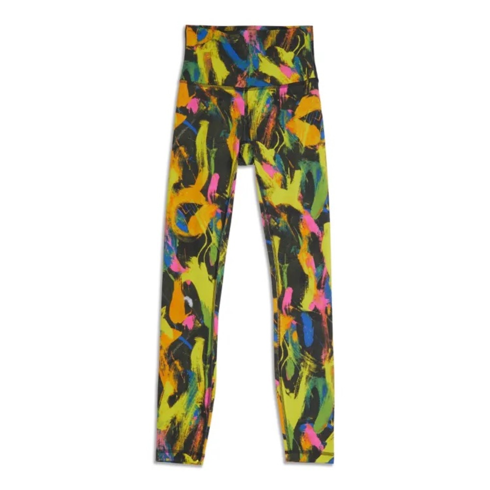 Lululemon Ed Curtis wunder train leggings tie dye